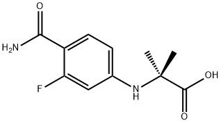 95+ White Powder 	N-[4-(AMinocarbonyl)-3-fluorophenyl]-2-Methylalanine CAS  1242137-20-7