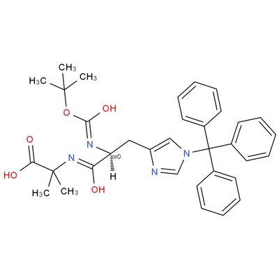 Semaglutide intermediate Boc-His(Trt)-Aib-OH CAS 2061897-68-3 HPLC 99+