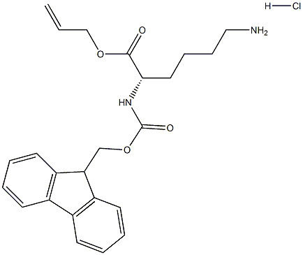 98+ White Powder  Fmoc-Lys-Oall.hcl   CAS NO.815619-80-8