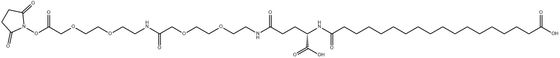 98+ White Powder Ste-Glu-AEEA-AEEA-OSU CAS NO. 1169630-40-3